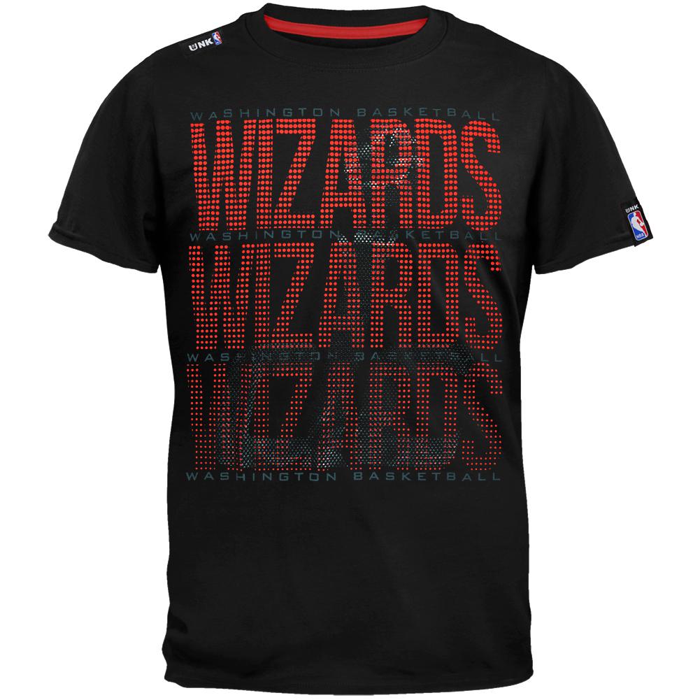 Washington Wizards - Pinpoint T-Shirt Men's T-Shirts Washington Wizards MD Black
