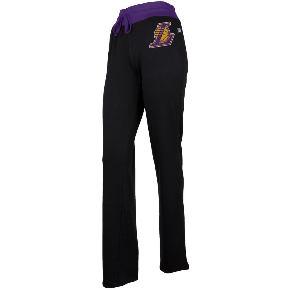 Los Angeles Lakers - Game 7 Juniors Yoga Pants Women's Yoga Pants Los Angeles Lakers LG Black