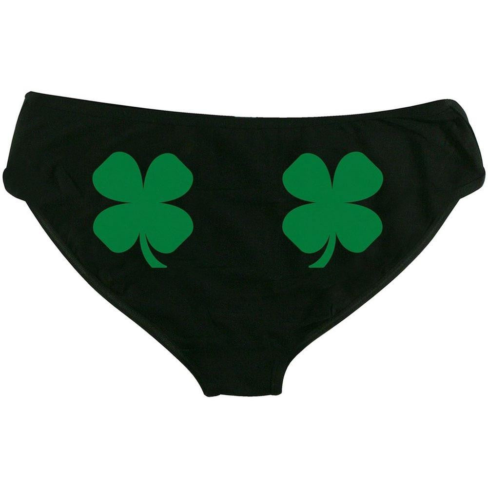 St. Patricks Day - Shamrocks Booty Shorts Underwear Women's Underwear Old Glory