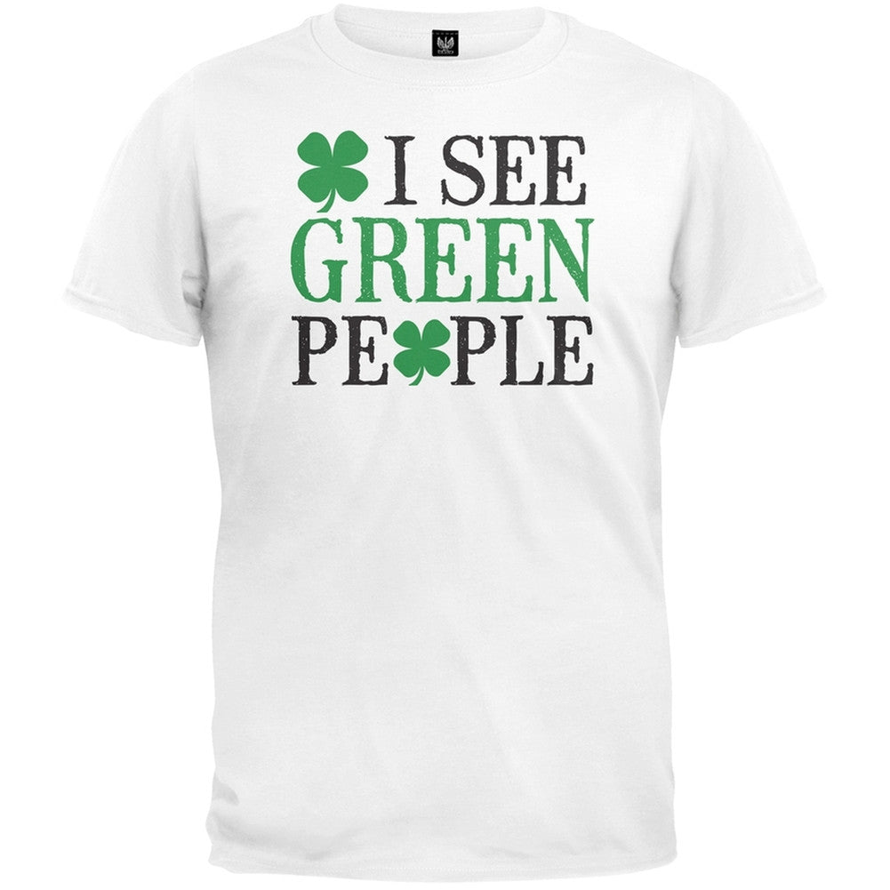 St. Patricks Day - I See Green People T-Shirt Men's T-Shirts Old Glory
