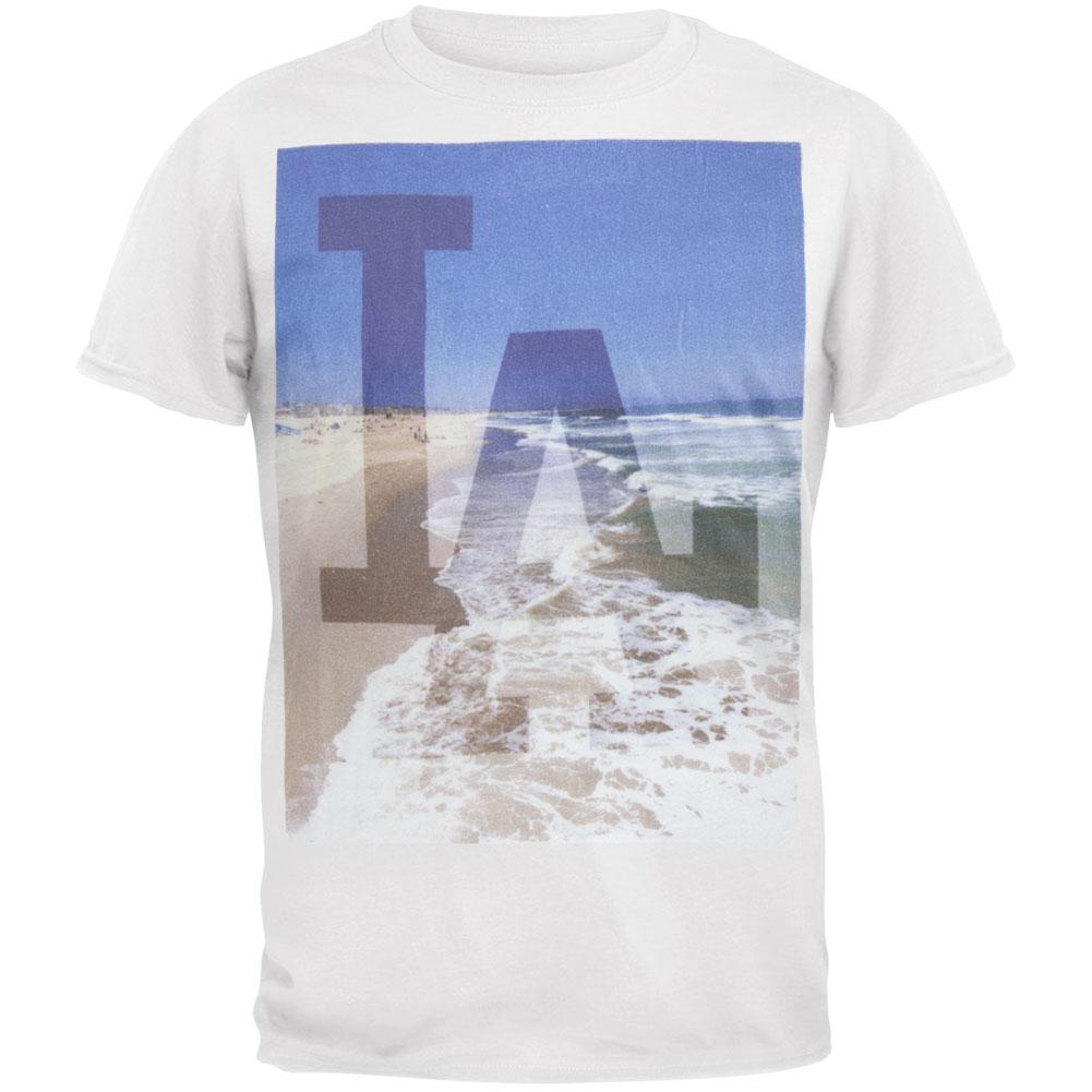 Los Angeles Dodgers - Sinatra City Scene Soft T-Shirt Men's T-Shirts Los Angeles Dodgers 2XL White