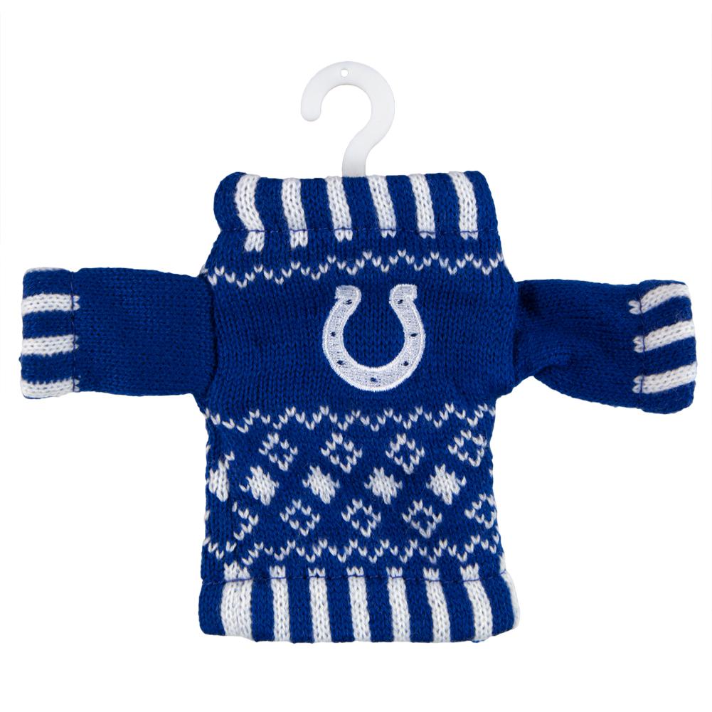 Indianapolis Colts - Knit Sweater Ornament Christmas Decorations Old Glory OS Multicoloured