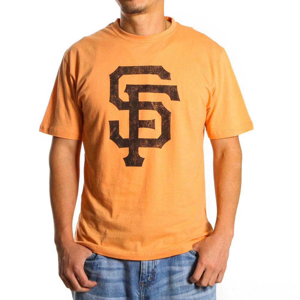 San Francisco Giants - Vintage Logo Soft T-Shirt Men's T-Shirts San Francisco Giants SM Orange