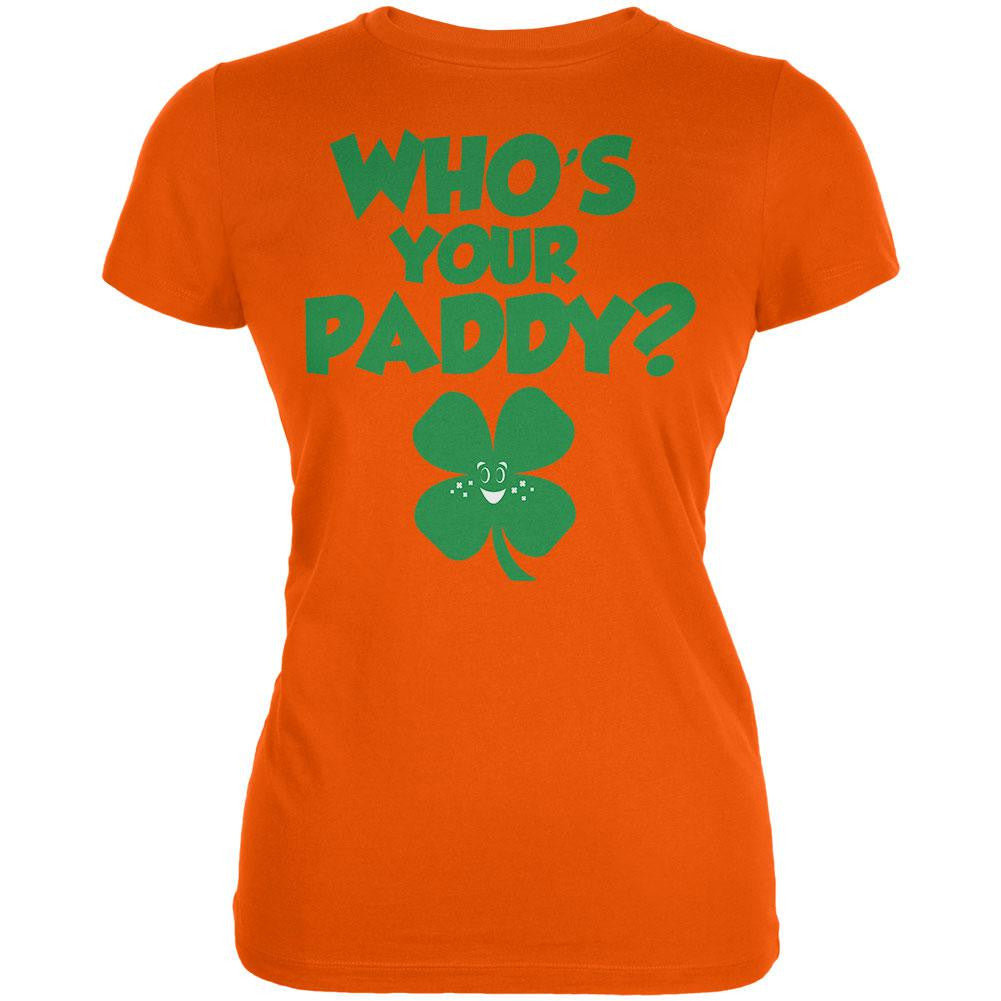 Who's Your Paddy Juniors T-Shirt Juniors T-Shirts Old Glory