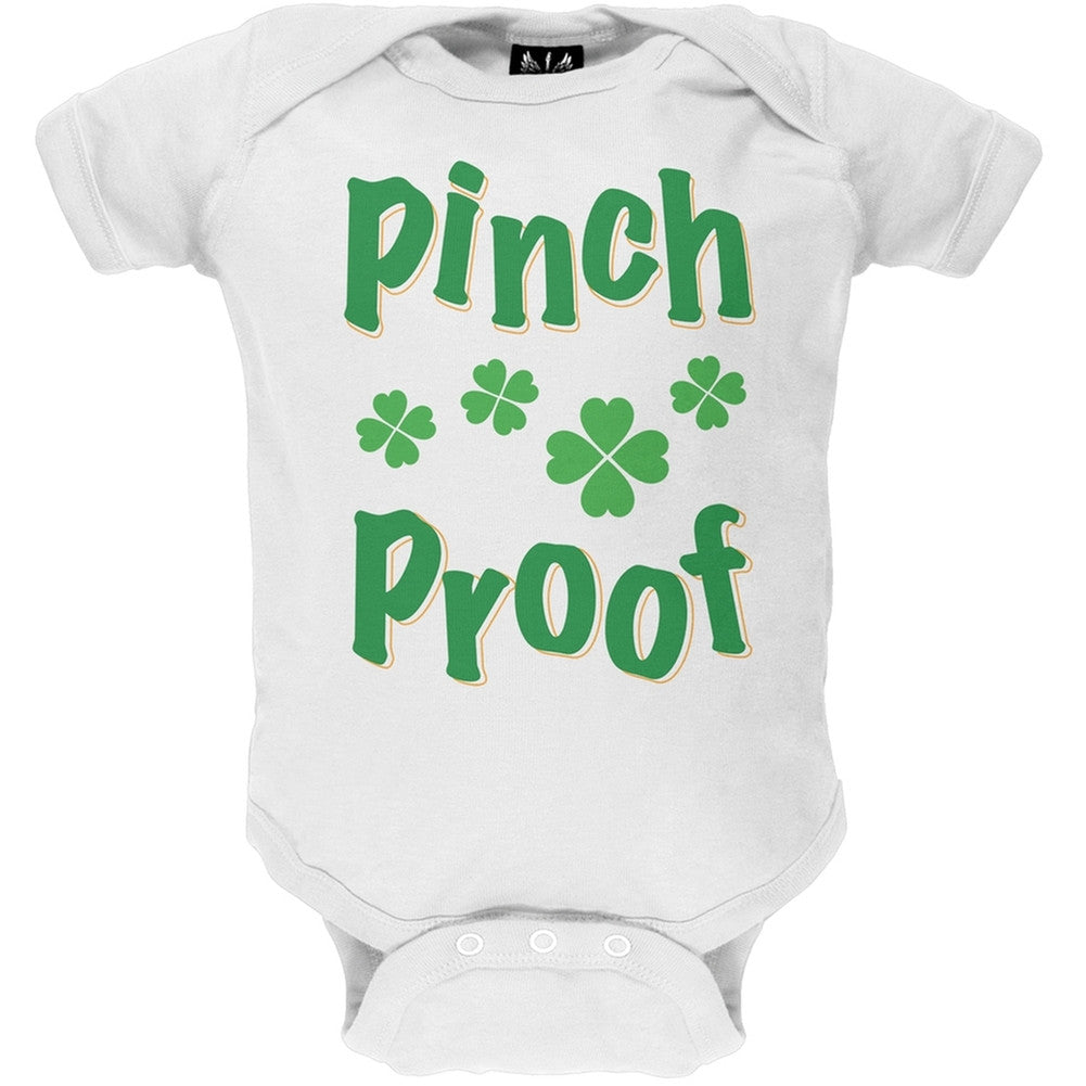 St. Patricks Day - Pinch Proof Baby One Piece Baby One Piece Old Glory