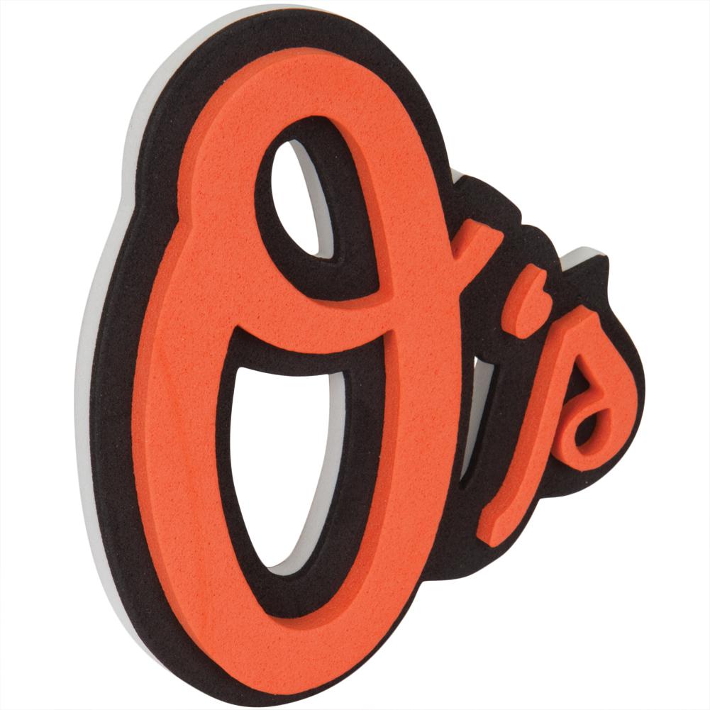 Rico MLB Orioles Chrome Frame, Orange, 15 x 8, Logo Color