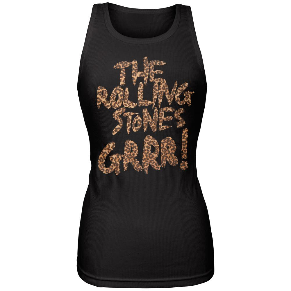 Rolling Stones - Grrr Juniors Tank Top Juniors Tank Tops Rolling Stones SM Black