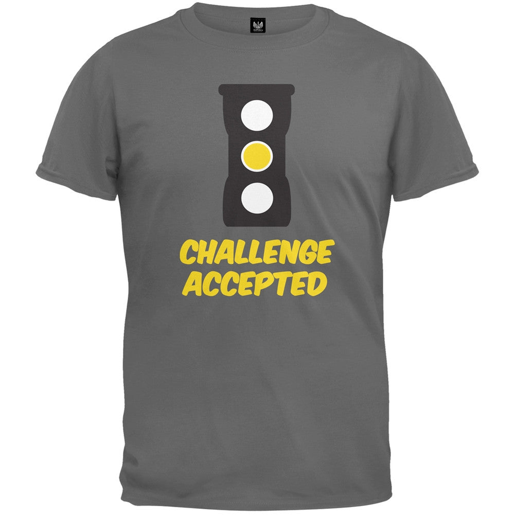 Challenge Accepted T-Shirt Men's T-Shirts Old Glory 2XL Grey