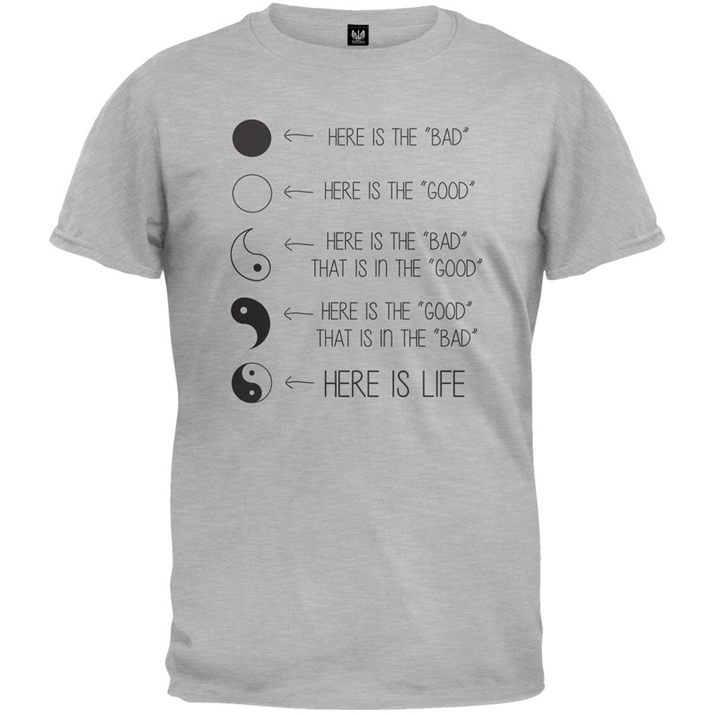 Yin Yang Life T-Shirt Men's T-Shirts Life