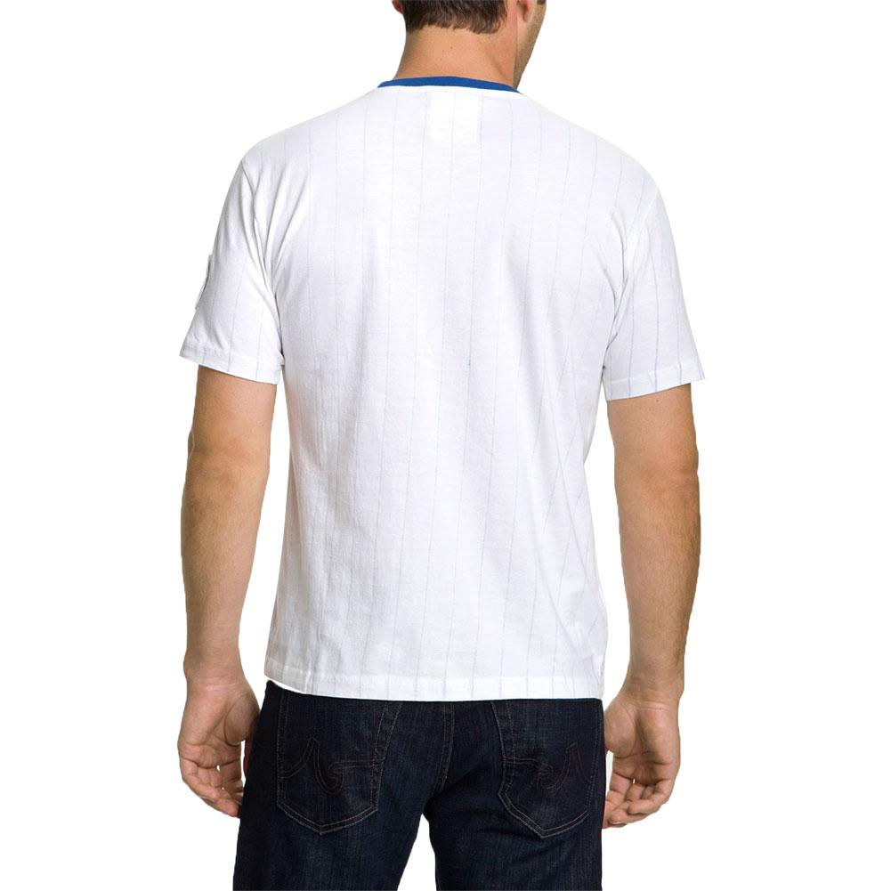 Chicago Cubs - Bear Logo Pinstripe Adult Jersey T-Shirt Men's Baseball Jerseys Chicago Cubs