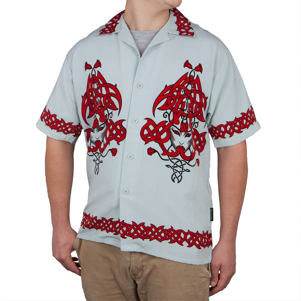 Medusa Club Shirt Men's Club Shirts Old Glory LG Grey
