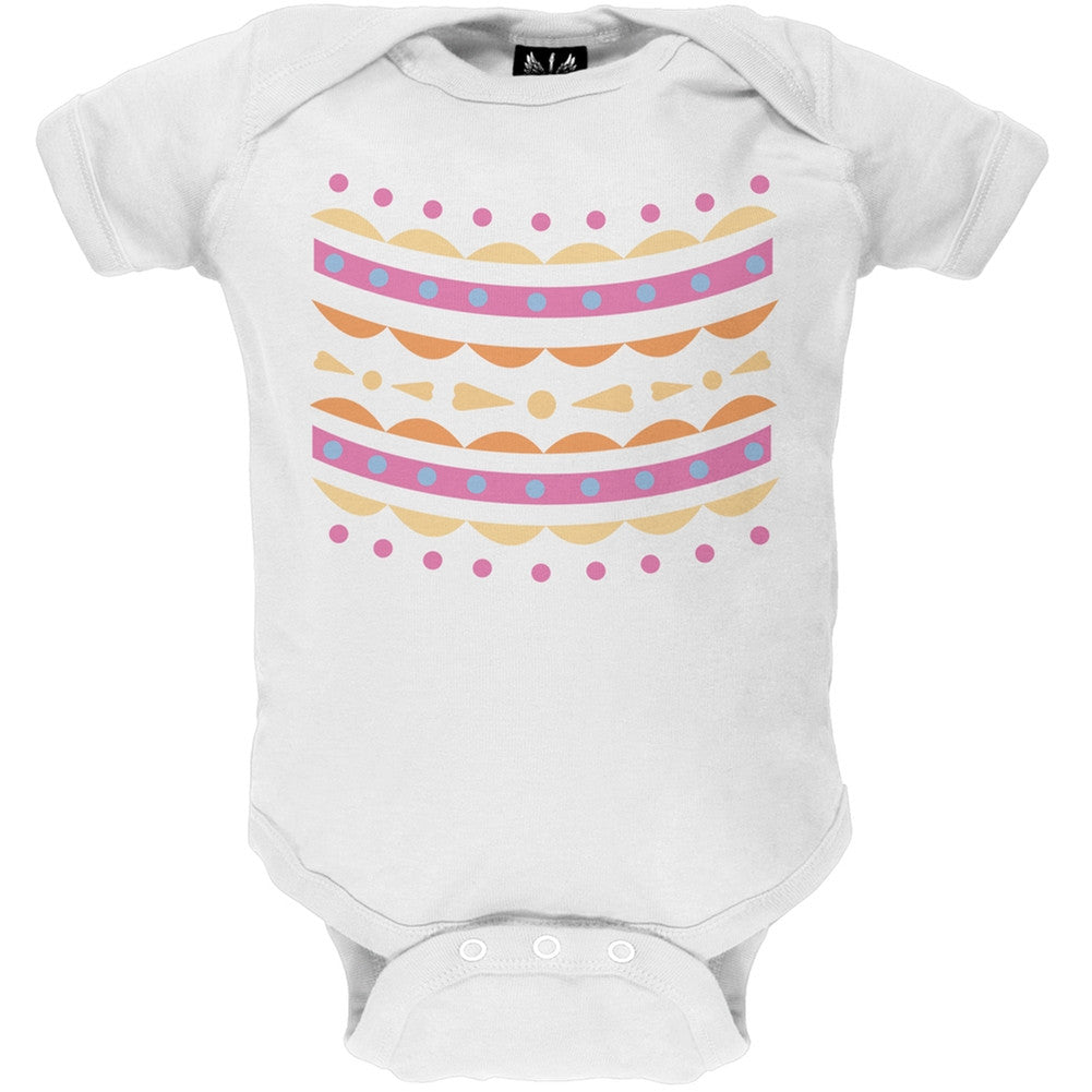 Easter Egg Pink Ribbon Costume Baby One Piece Baby One Piece Old Glory