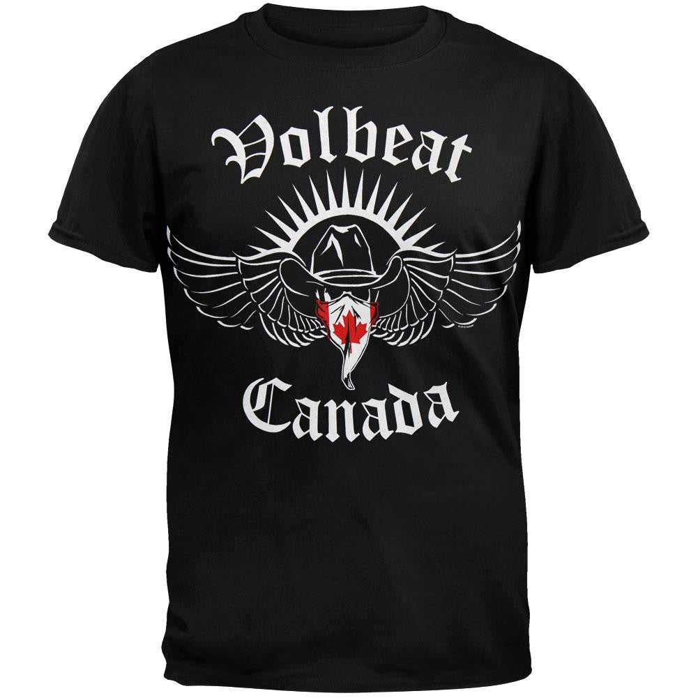 Volbeat - Cowboy Canada T-Shirt Men's T-Shirts Volbeat 2XL Black