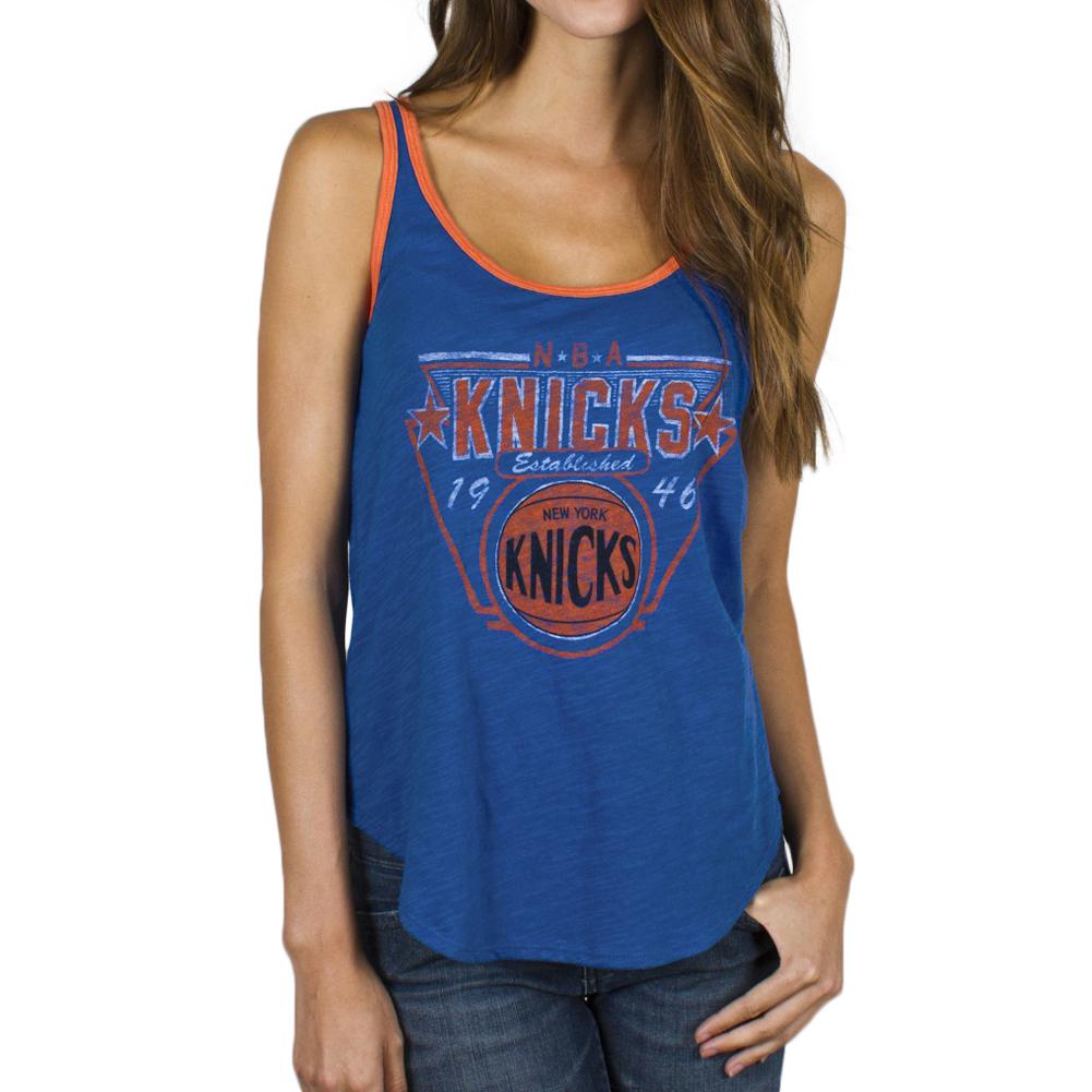 New York Knicks - Tip-Off Juniors Tank Top Juniors Tank Tops New York Knicks LG Blue