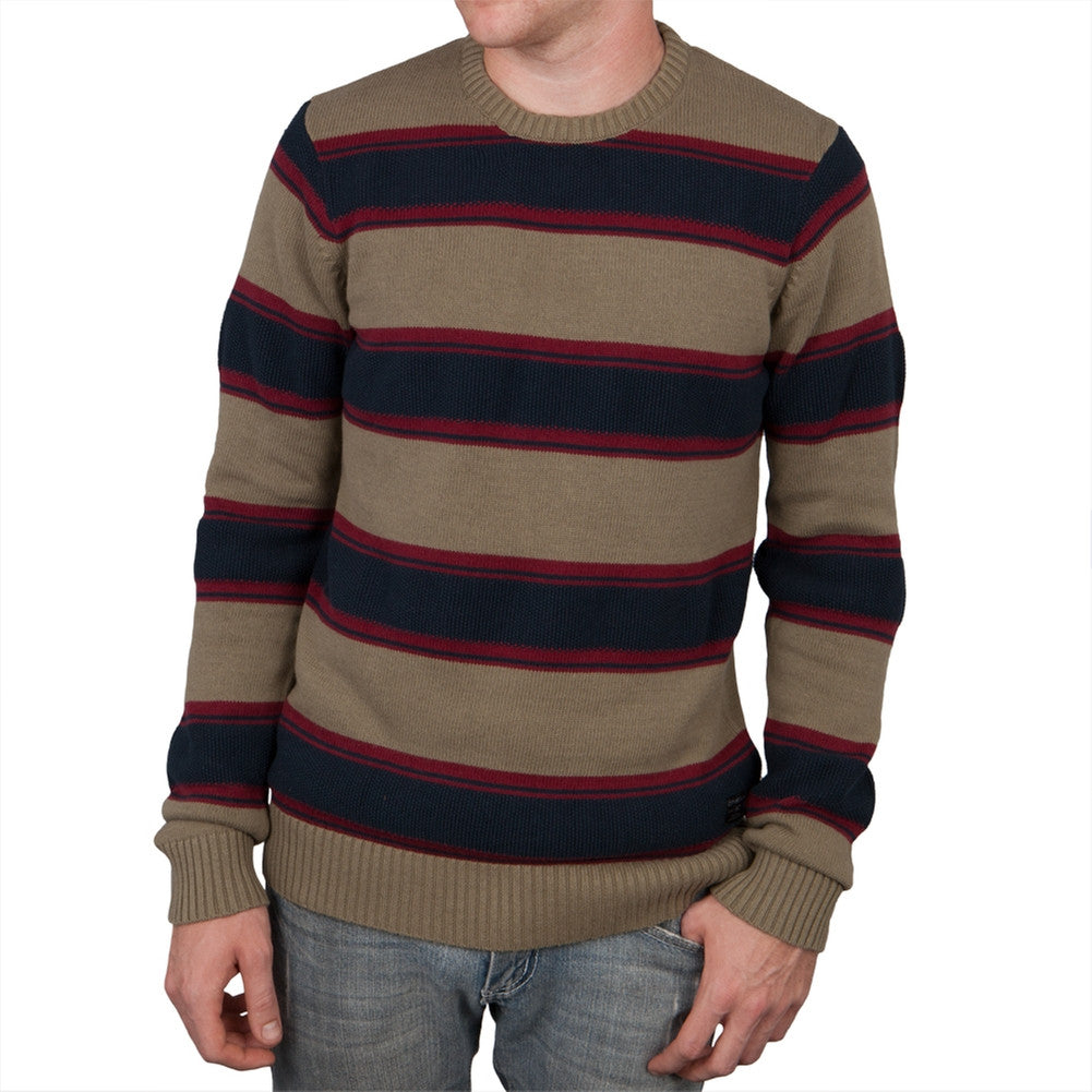 O'Neill - Hayes Navy Striped Sweater Men's Sweaters O'Neill