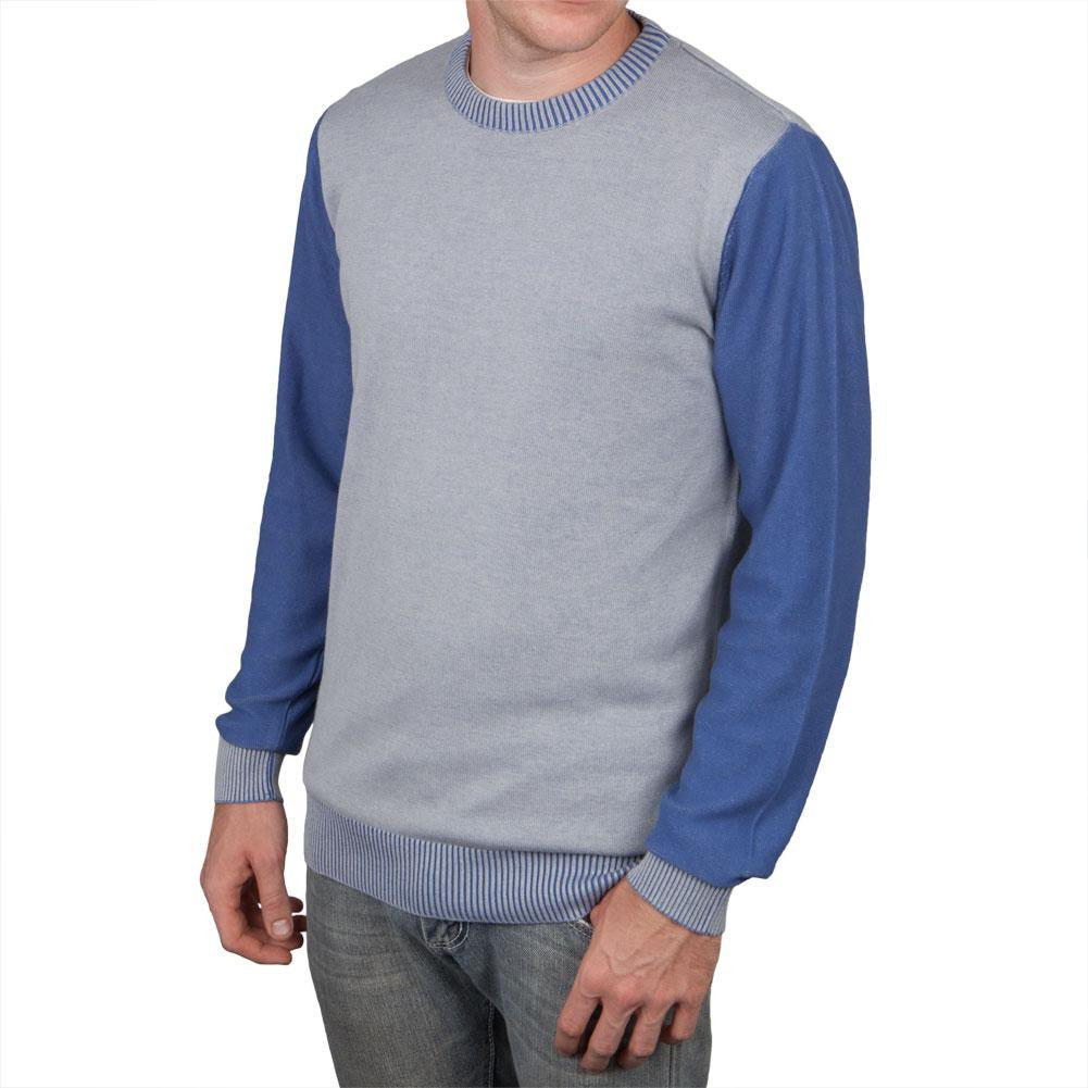 O'Neill - Mission Grey & Blue Sweater Men's Sweaters O'Neill