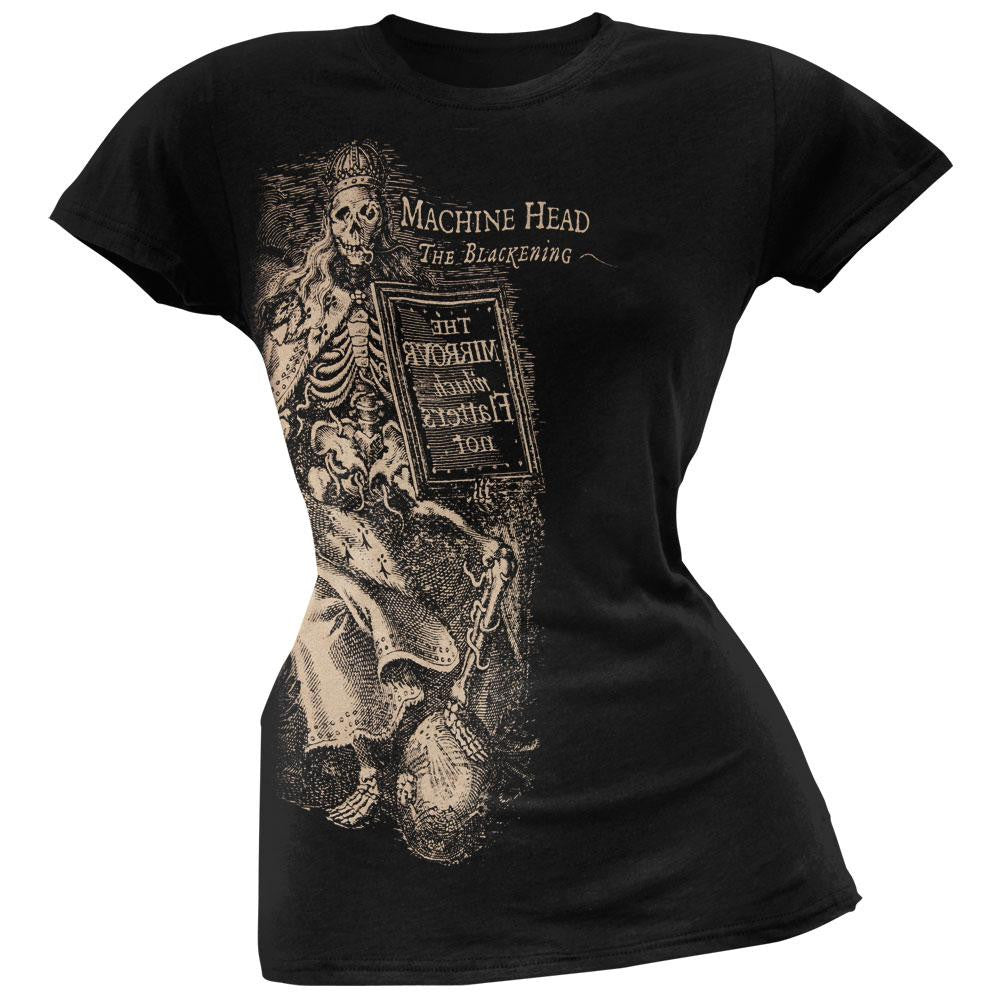 Machine Head - The Blackening Skull King Juniors T-Shirt Juniors T-Shirts Machine Head LG Black