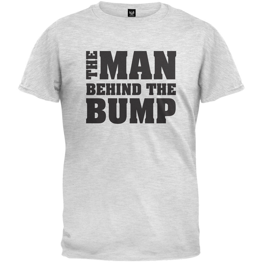 Father's Day The Man behind the Bump Military Green Adult T-Shirt Men's T-Shirts Old Glory