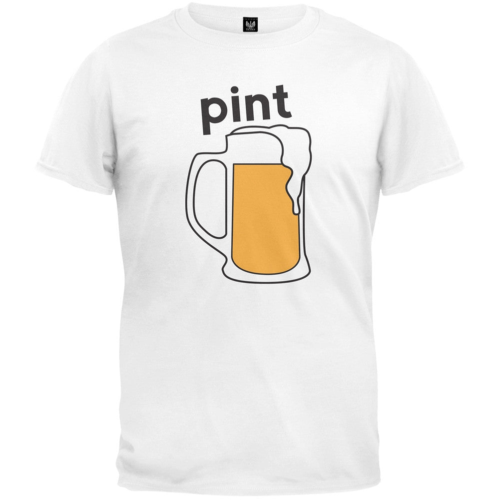 Father's Day - Pint T-Shirt Men's T-Shirts Old Glory SM White
