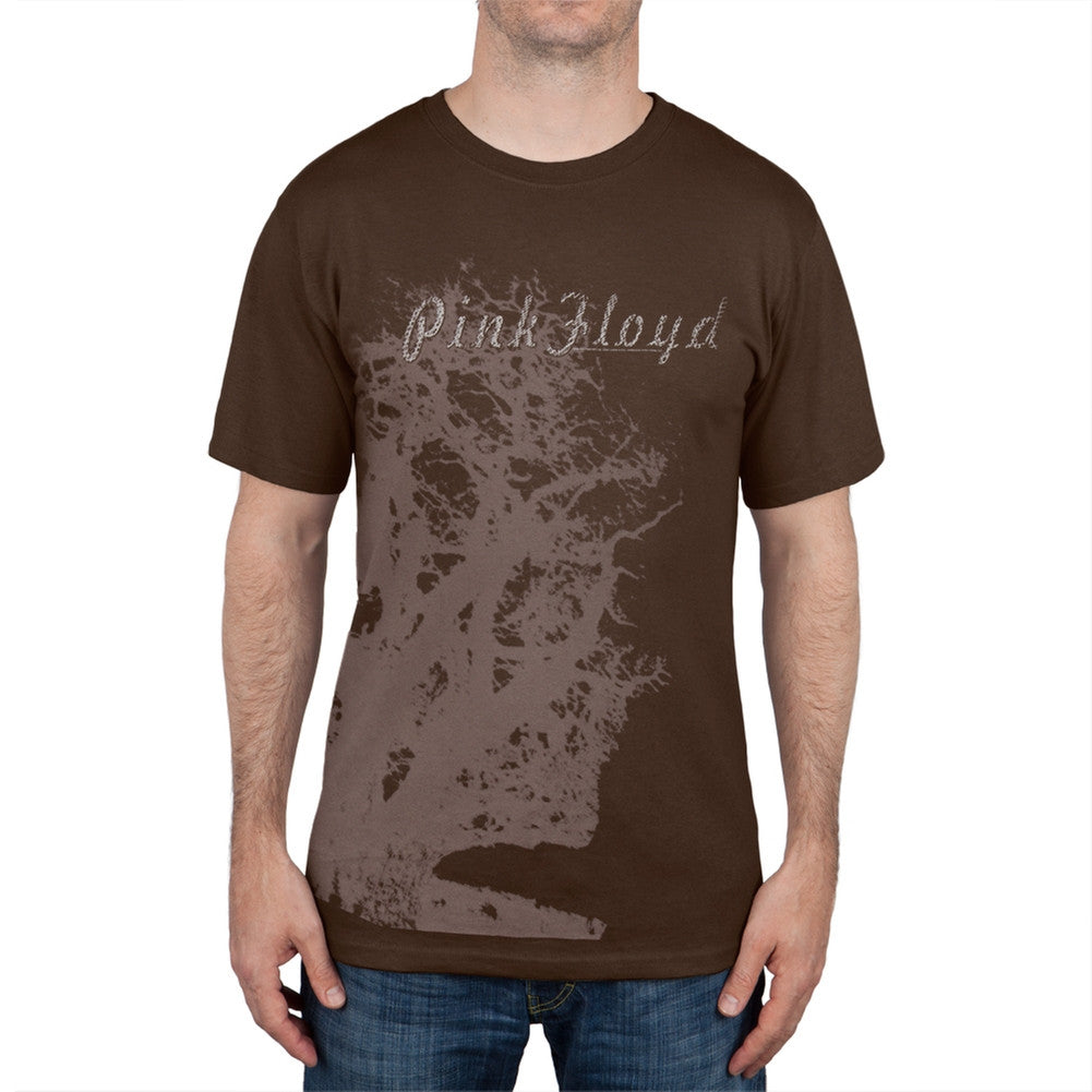 Pink Floyd - Large Tree Millenium Soft T-Shirt Men's T-Shirts Pink Floyd LG Brown