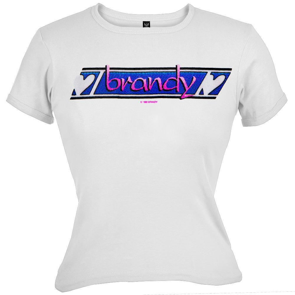 Brandy- Juniors Babydoll T-Shirt Juniors Babydolls Brandy LG White