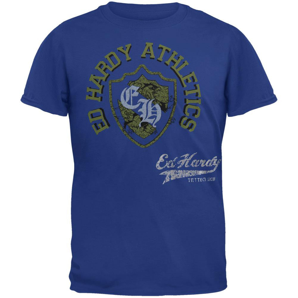 Ed Hardy - Athletics Blue Youth T-Shirt Youth T-Shirts Ed Hardy LG Blue