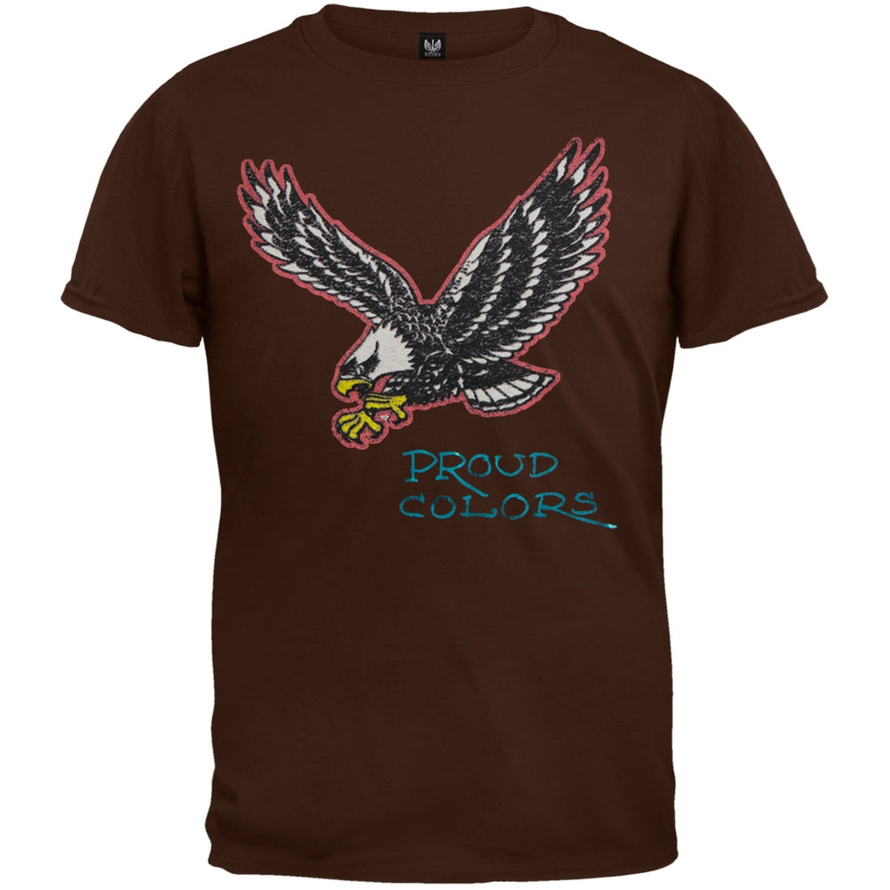 Ed Hardy - Eagle Proud Colors Youth T-Shirt Youth T-Shirts Ed Hardy LG Brown