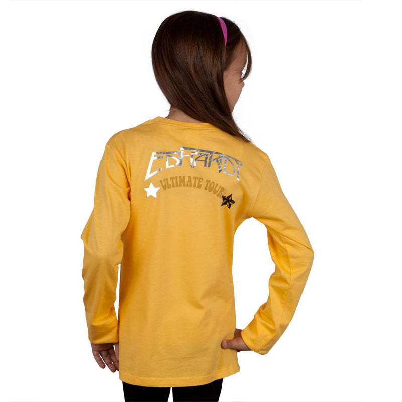 Ed Hardy - Rock N Roll Tiger Girls Youth Long Sleeve Youth Long Sleeves Ed Hardy