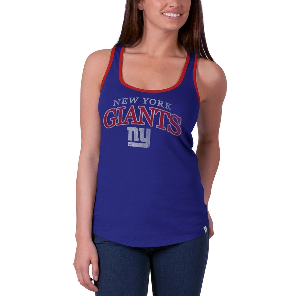 New York Giants - Logo Headway Juniors Tank Top Juniors Tank Tops New York Giants LG Blue