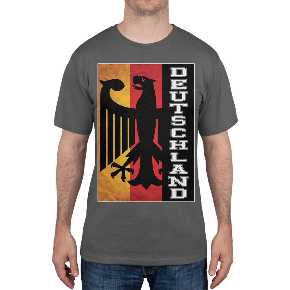 World Cup Germany Eagle Silhouette Black T-Shirt Men's T-Shirts FIFA