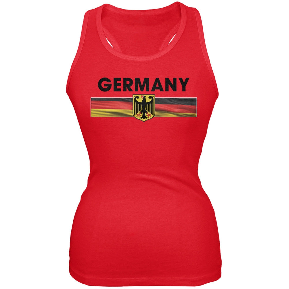 World Cup Germany Eagle Crest Black Soccer Juniors Tank Top Juniors Tank Tops FIFA