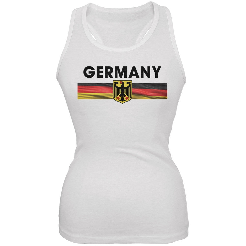 World Cup Germany Eagle Crest Black Soccer Juniors Tank Top Juniors Tank Tops FIFA