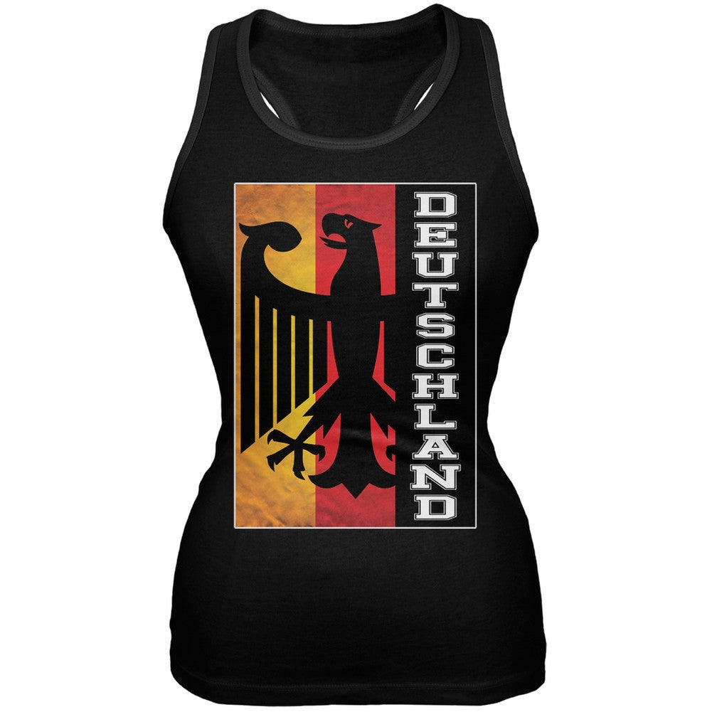World Cup Germany Eagle Silhouette Sport Grey Juniors Tank Top Juniors Tank Tops FIFA