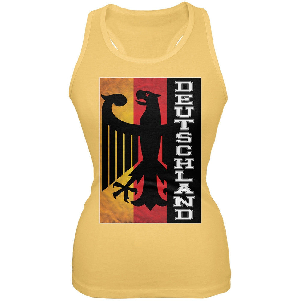 World Cup Germany Eagle Silhouette Sport Grey Juniors Tank Top Juniors Tank Tops FIFA