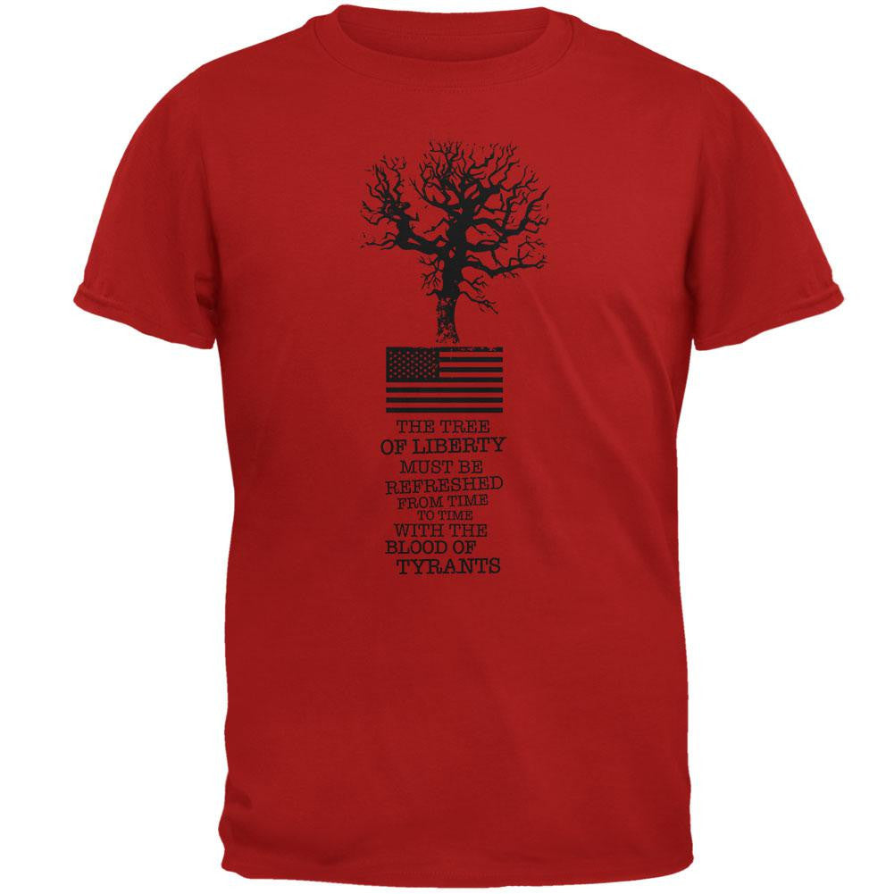 The Tree of Liberty T-Shirt Men's T-Shirts Old Glory 2XL Red