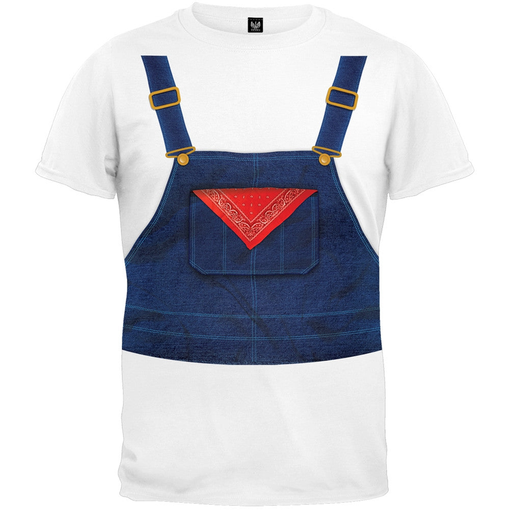 Halloween Farmer Overalls Costume Youth T-Shirt Youth T-Shirts Old Glory