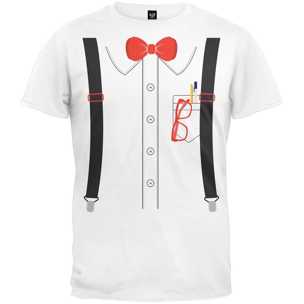 Nerd Costume Youth T-Shirt Youth T-Shirts Old Glory YLG White