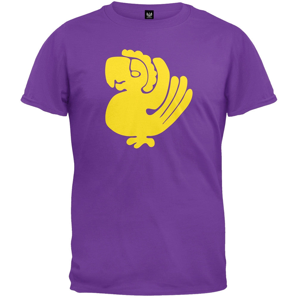 Purple Parrots Costume T-Shirt Men's T-Shirts Old Glory 2XL Purple