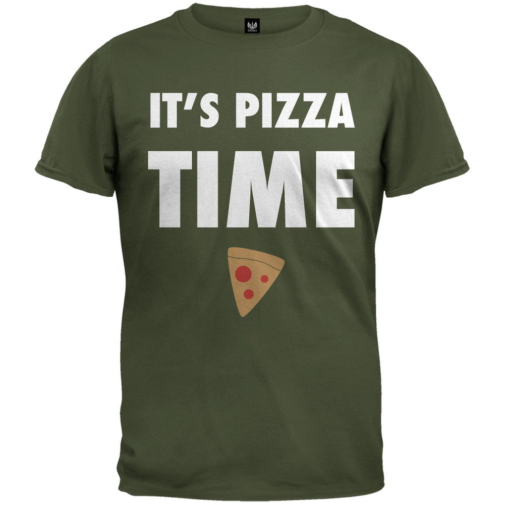 It's Pizza Time T-Shirt Men's T-Shirts Old Glory