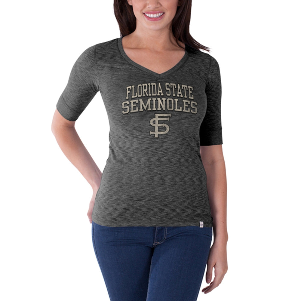 Florida State Seminoles - Roster Premium Juniors T-Shirt Juniors T-Shirts Florida State Seminoles LG Red