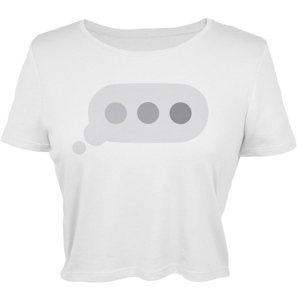 Texting Bubbles Juniors T-Shirt Juniors T-Shirts Old Glory