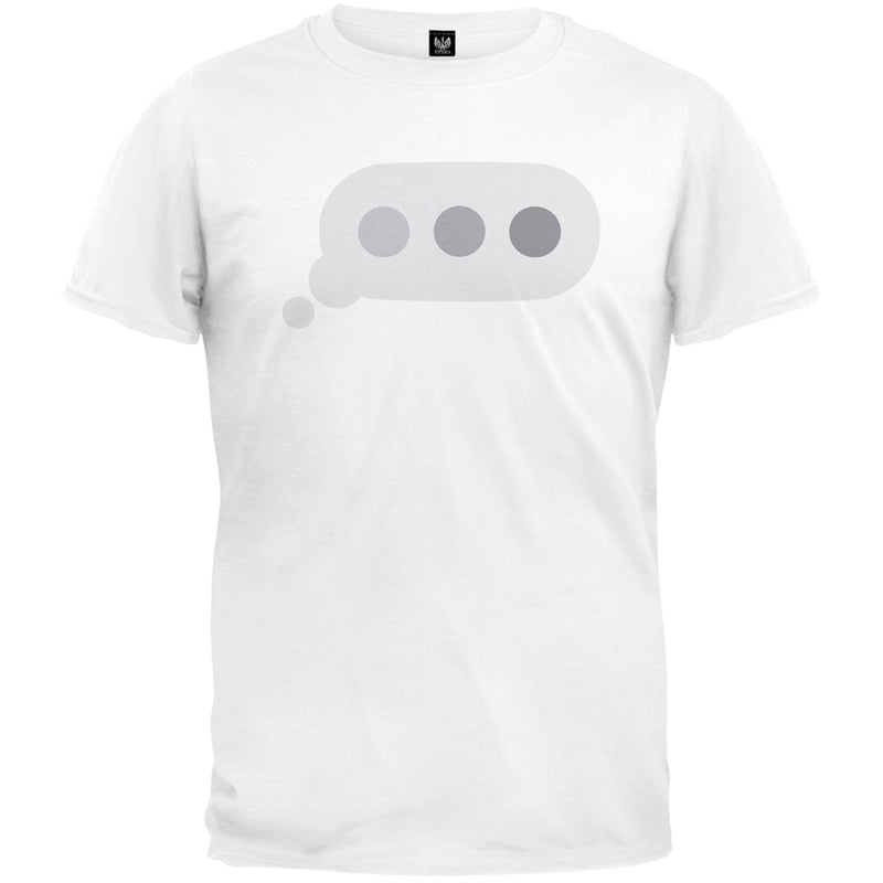 Texting Bubbles Grey T-Shirt Men's T-Shirts Old Glory