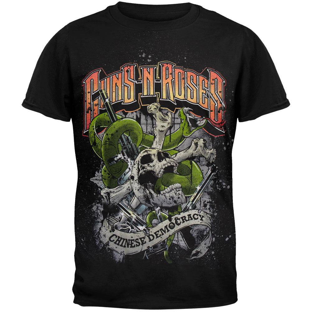 Guns N Roses - Snakes T-Shirt Men's T-Shirts Guns N' Roses XL Black