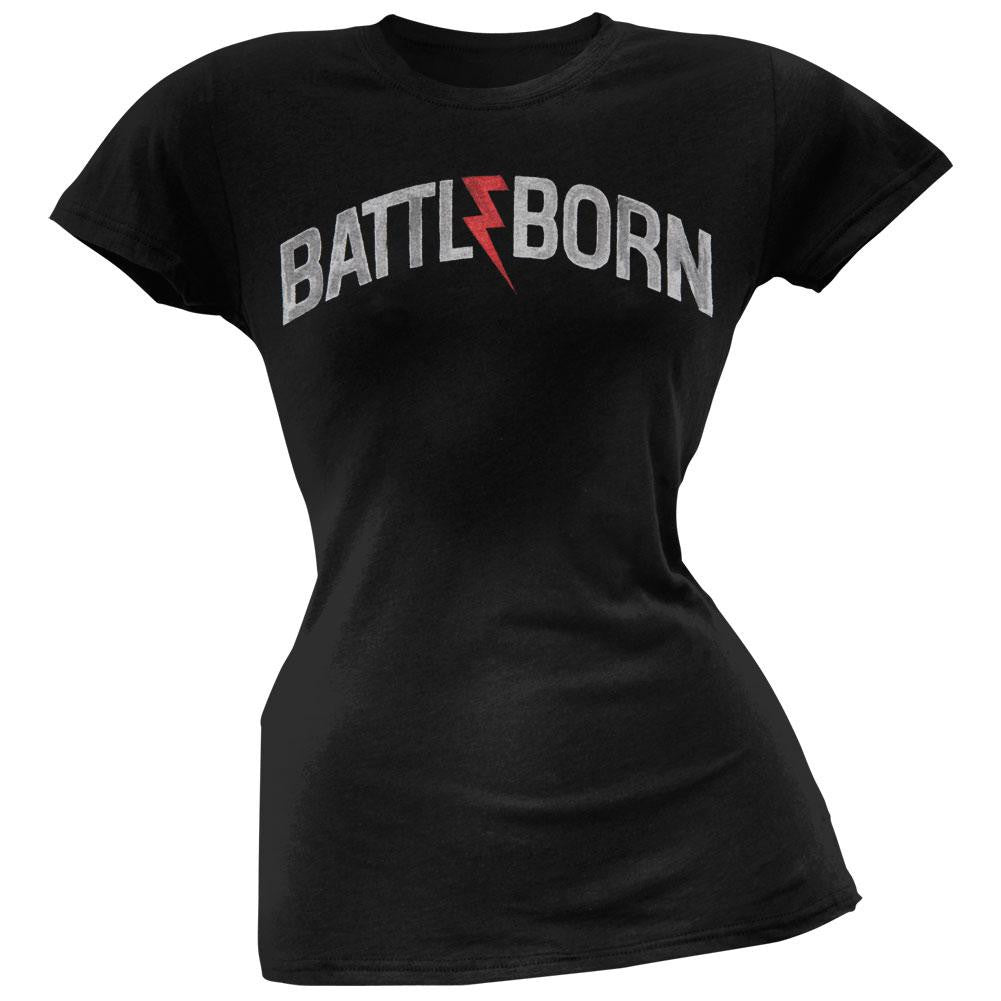 The Killers - Battle Born 2012 Juniors T-Shirt Juniors T-Shirts The Killers LG Black