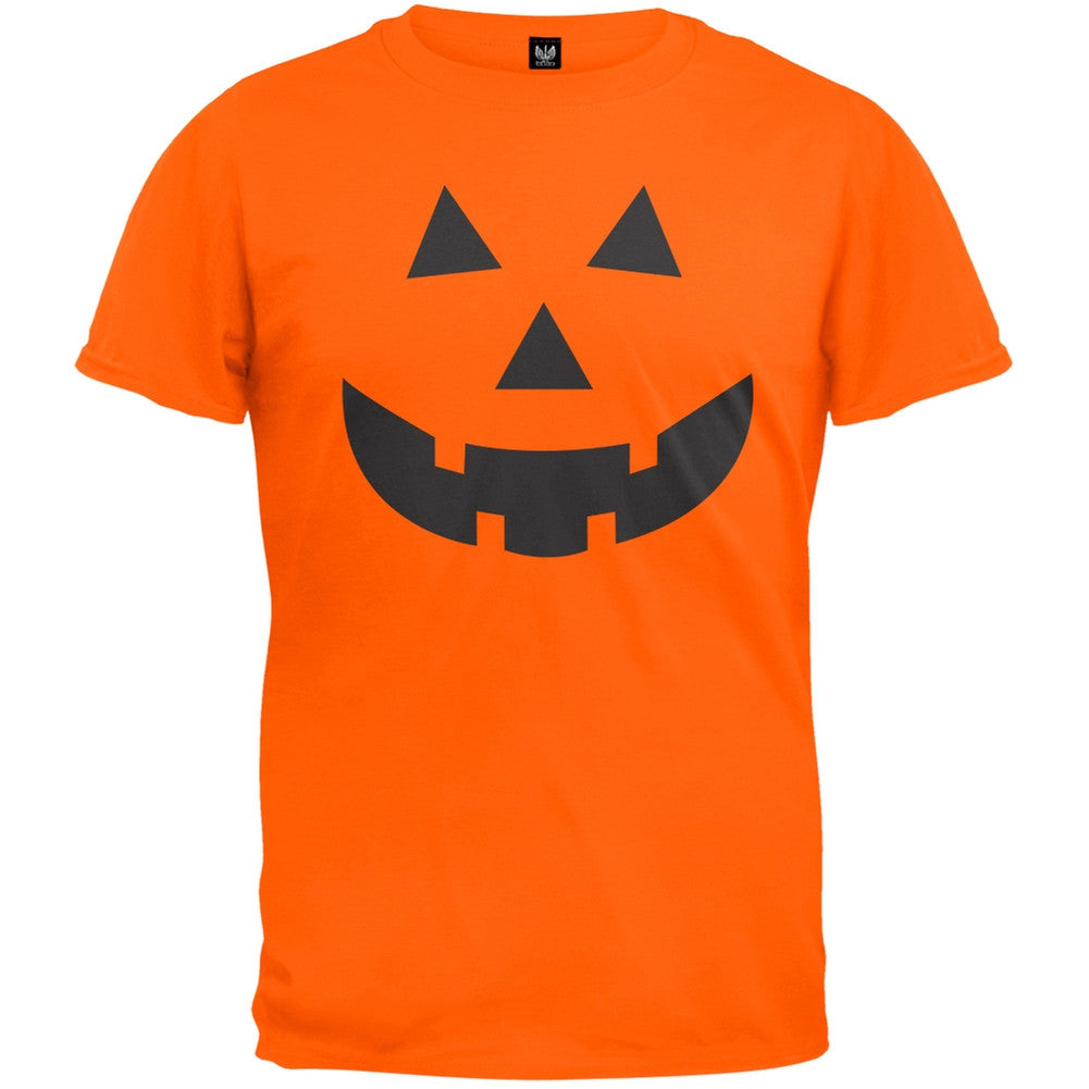 Jack-O-Lantern Face T-Shirt Men's T-Shirts Old Glory 2XL Orange