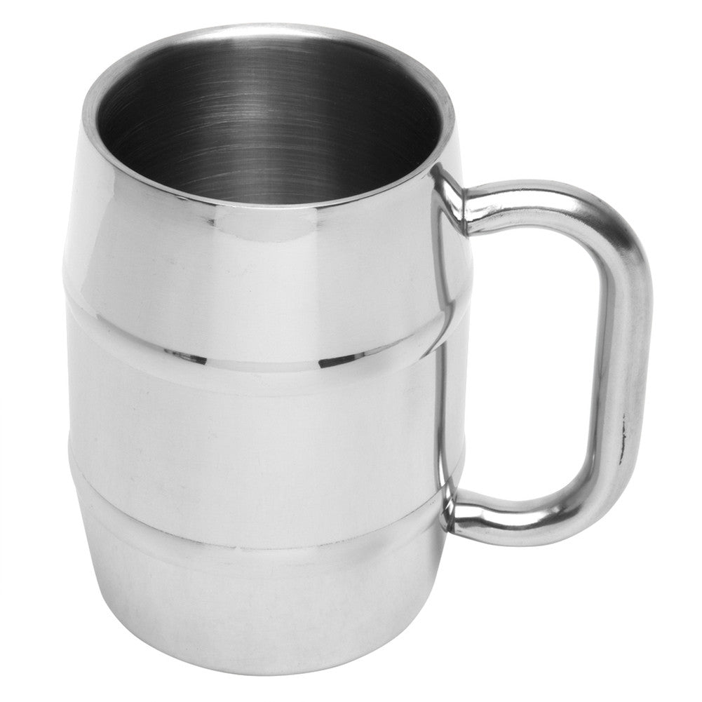 Metal Mini Keg Mug Beer Mugs & Steins Old Glory OS Silver