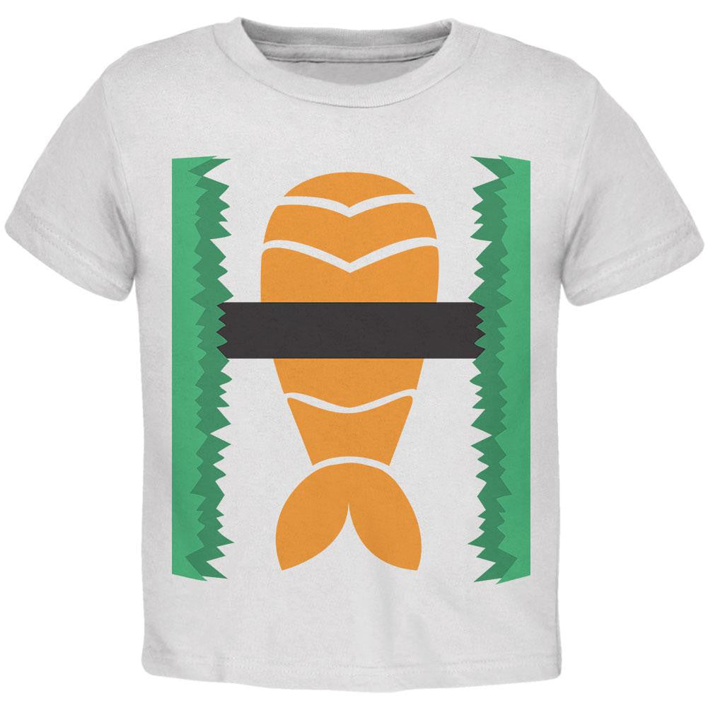 Halloween Sushi Costume 1 Toddler T-Shirt Toddler T-Shirts Old Glory 2T White