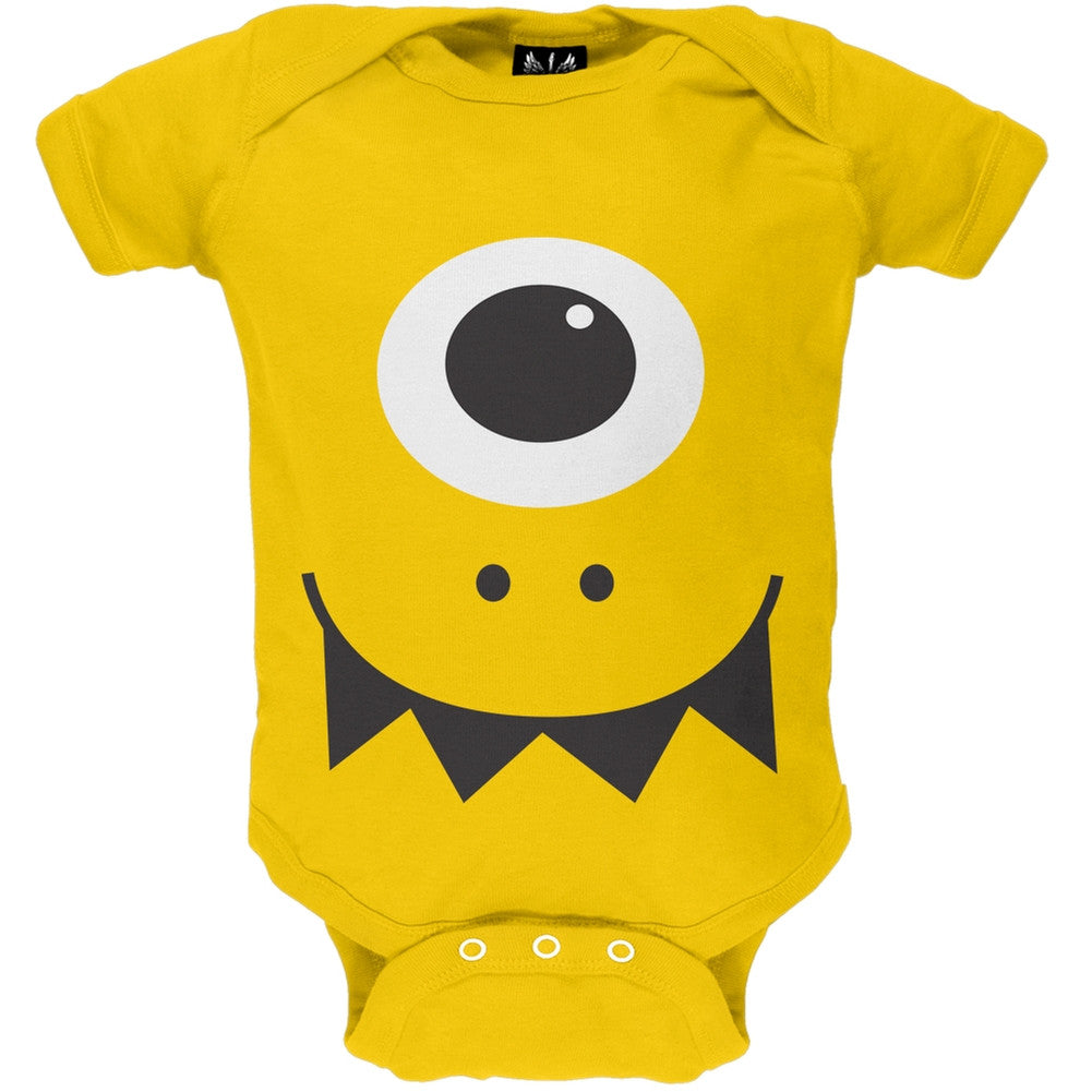 Halloween Monster Face Costume Green Baby One Piece Baby One Piece Old Glory