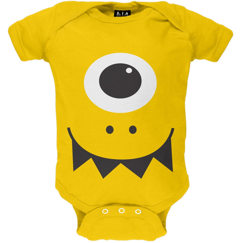 Halloween Monster Face Costume Green Baby One Piece Baby One Piece Old Glory