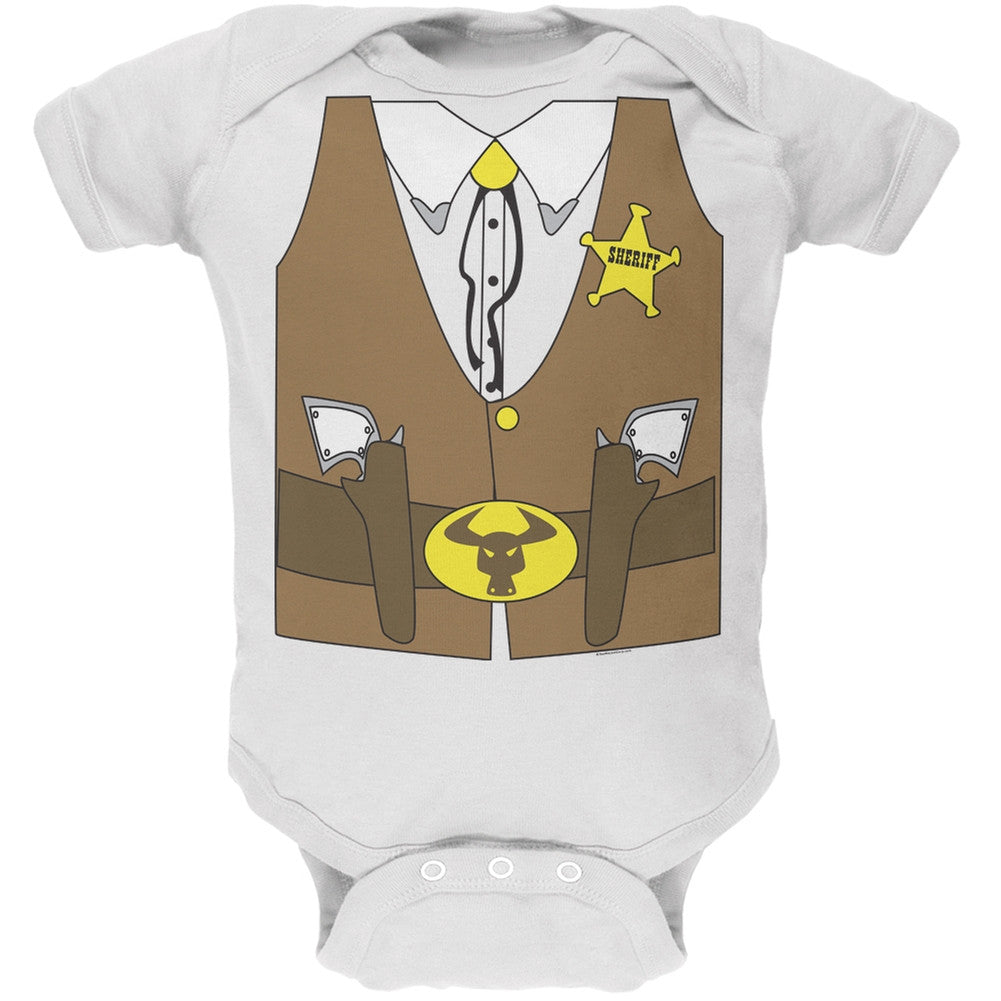 Sheriff Costume Baby One Piece Baby One Piece Old Glory